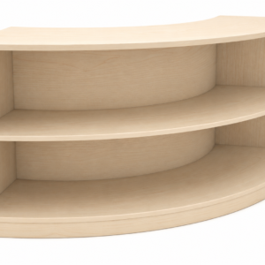 Curved Display Shelf