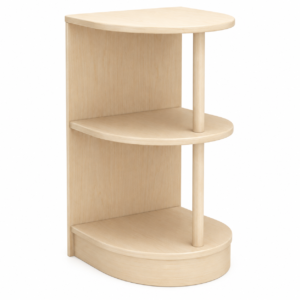 S-Curve Corner Shelf