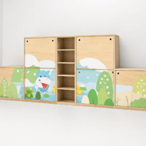 Classroom Partition Shelf