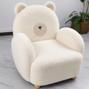 Teddy Lounge Chair-Cream