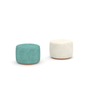 Round Poufs (Set of 2)