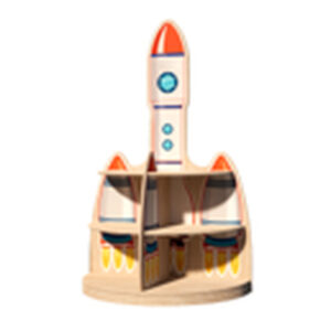 Rocket Shaped Bookcase