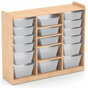 Tall Teaching Material Cabinet (With Bins)
