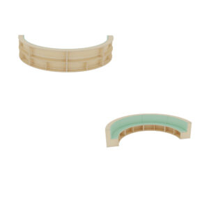 Curved Reading Sofa with Storage